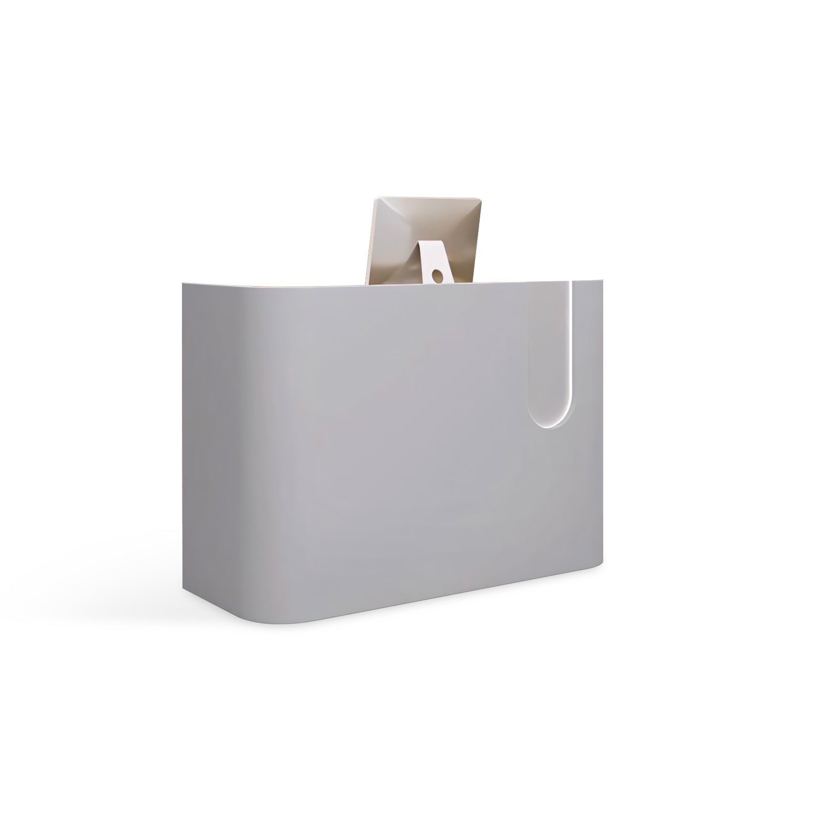 Personalized Curved Tri-Color Clothing Stores Reception Desk RD-163