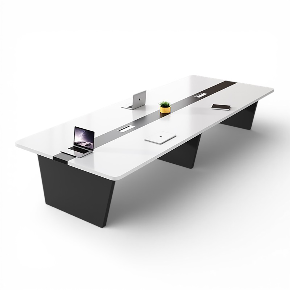 Modern Minimalist Rectangular Conference Table for Small Meeting Rooms MT-021