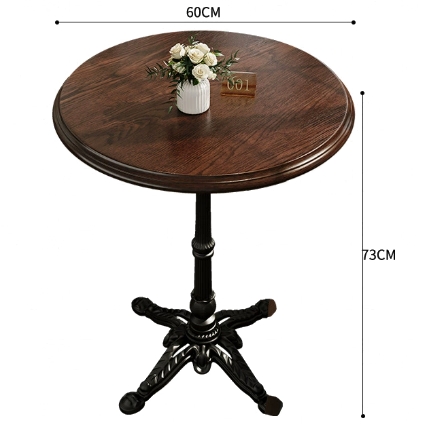American Vintage Style Café Table for Restaurants, Cafés and Dessert Bars RCT-008