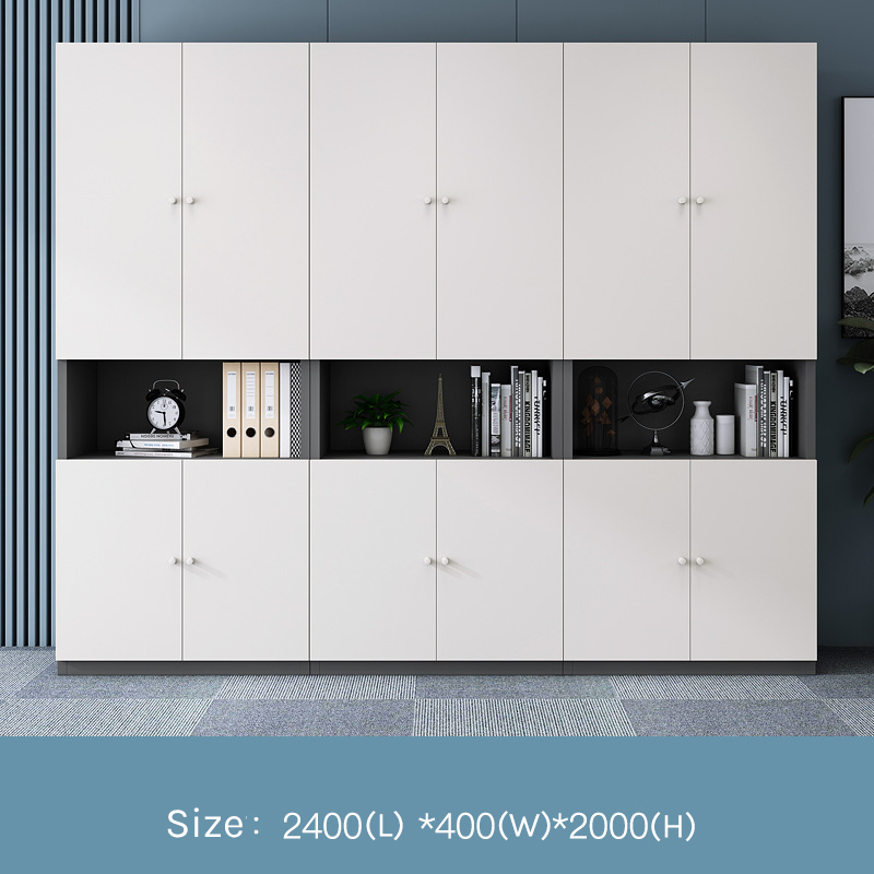 Executive Bookcase – Modern Tiered Office Cabinet EB-013