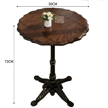 American Vintage Style Café Table for Restaurants, Cafés and Dessert Bars RCT-008