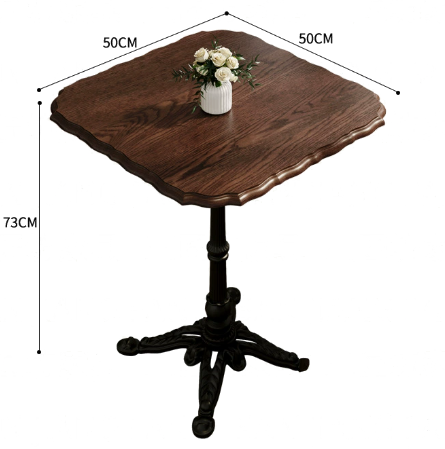American Vintage Style Café Table for Restaurants, Cafés and Dessert Bars RCT-008