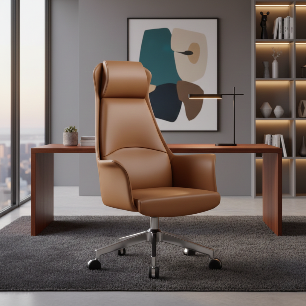 Adjustable Height Luxury Executive Office Chair EC-002