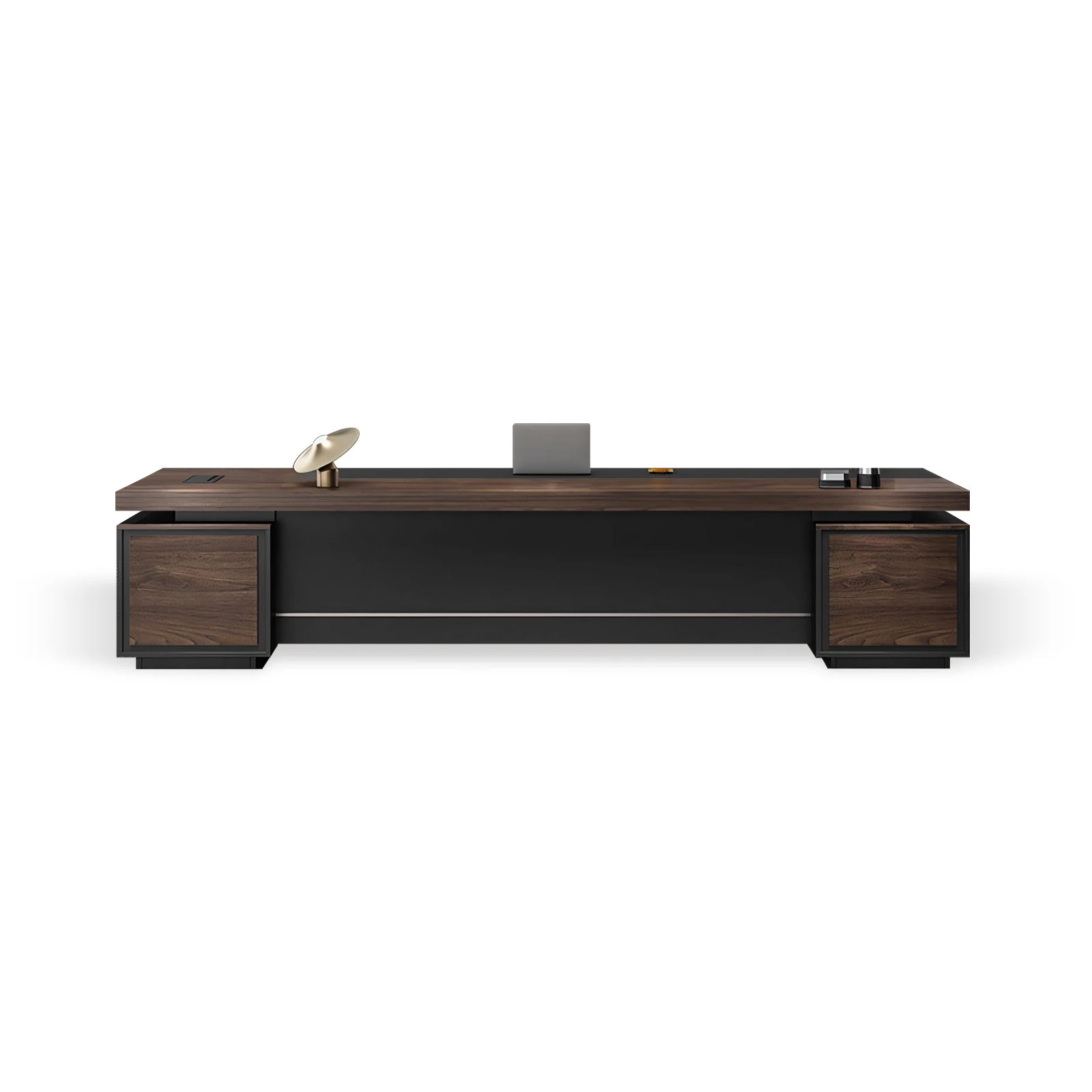 Boss Office Executive Computer Desk With Storage Cabinet ED-008