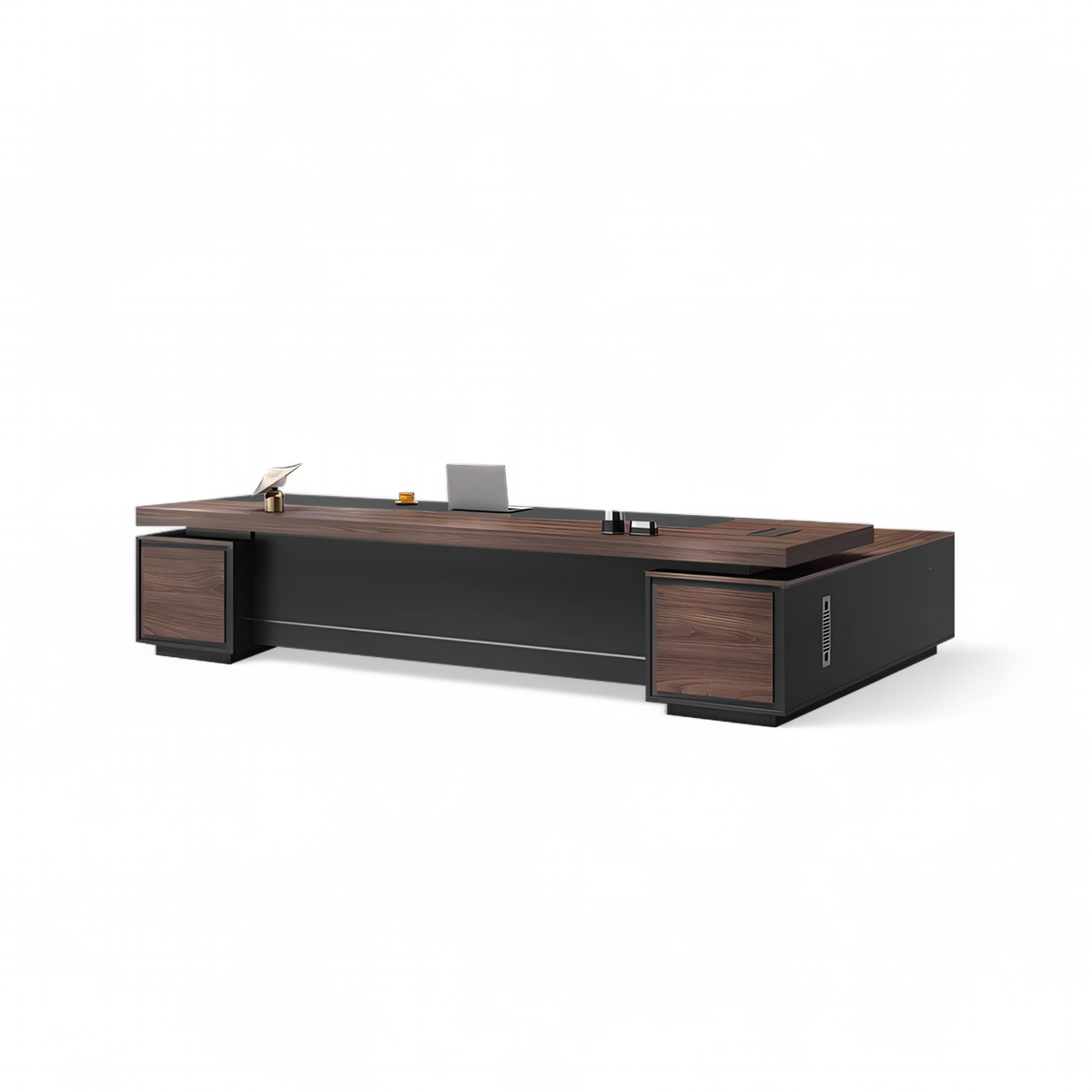 Boss Office Executive Computer Desk With Storage Cabinet ED-008