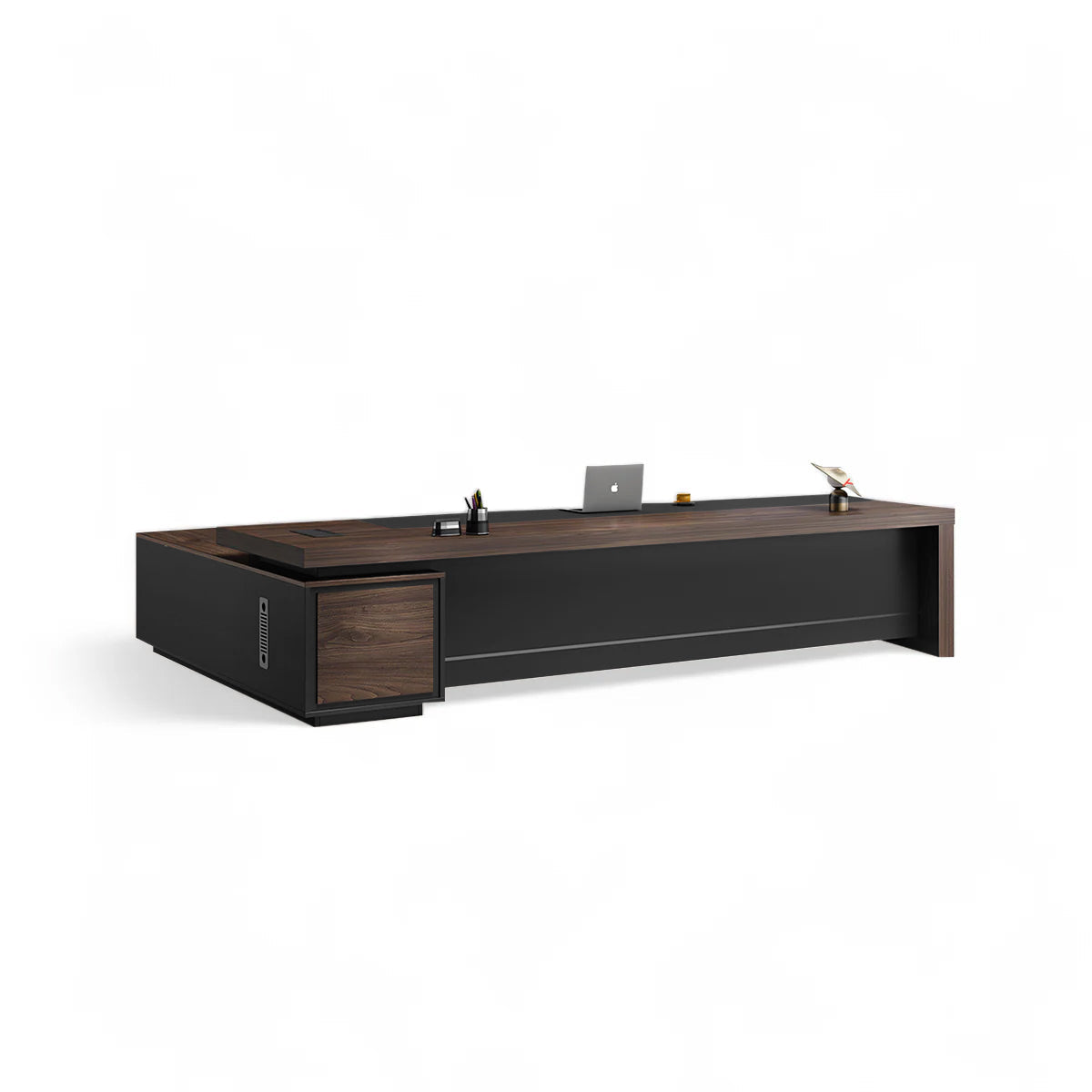 Boss Office Executive Computer Desk With Storage Cabinet ED-008