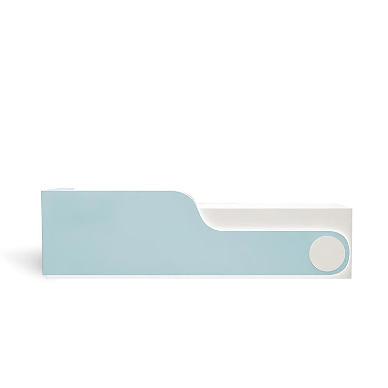 Clothing Store Bar Table Store Small Front Desk Blue Reception Desk