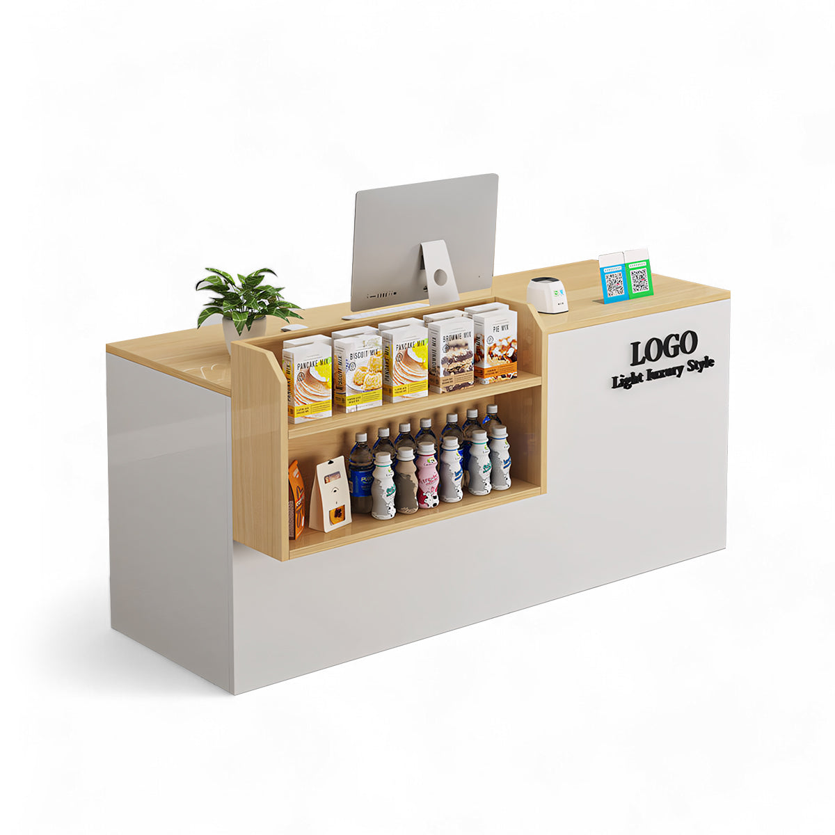 Compact Modern Retail Reception Counter