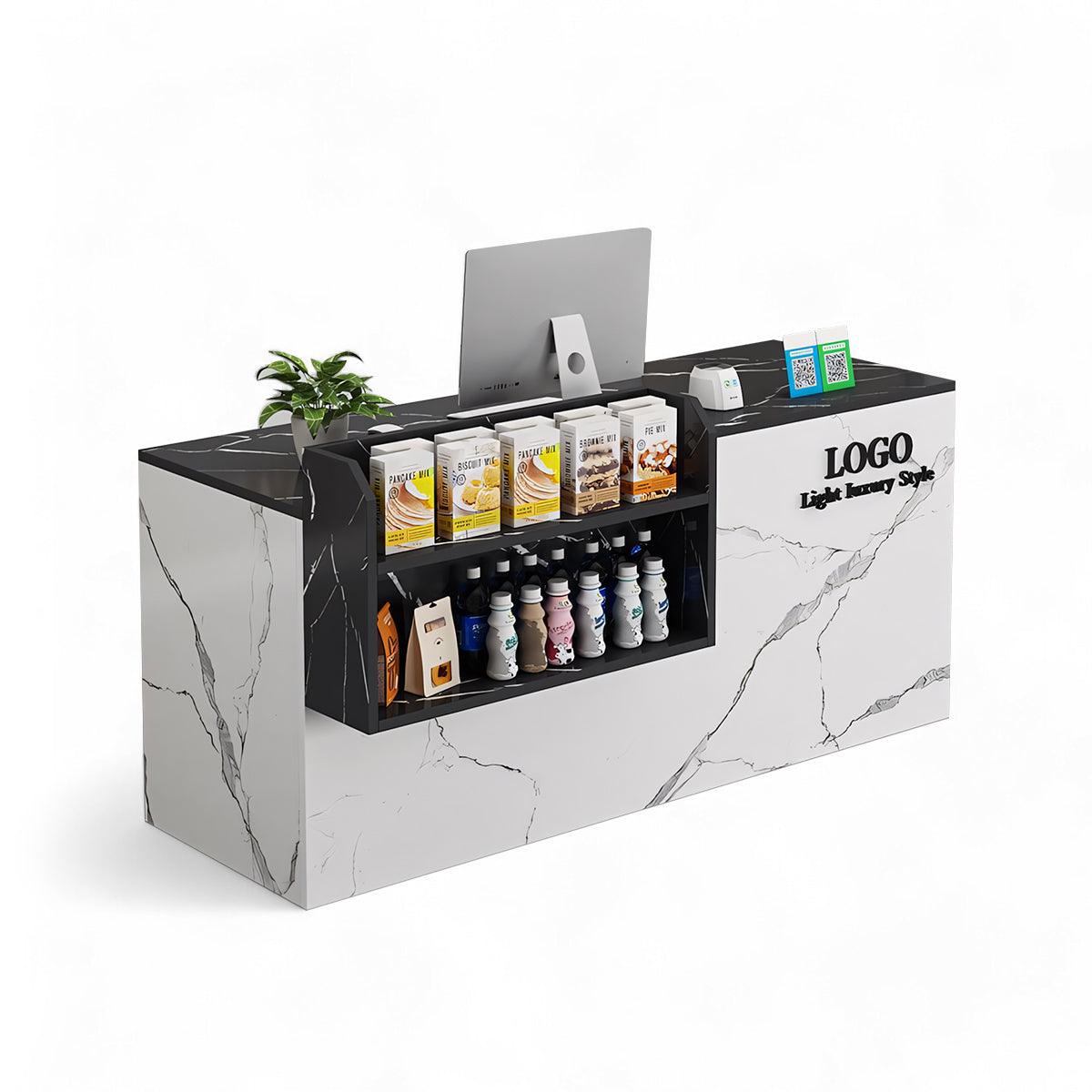 Compact Modern Retail & Salon Reception Counter RD-161