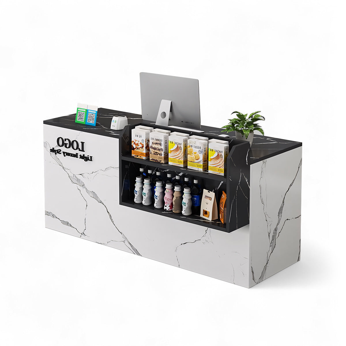 Compact Modern Retail & Salon Reception Counter RD-161