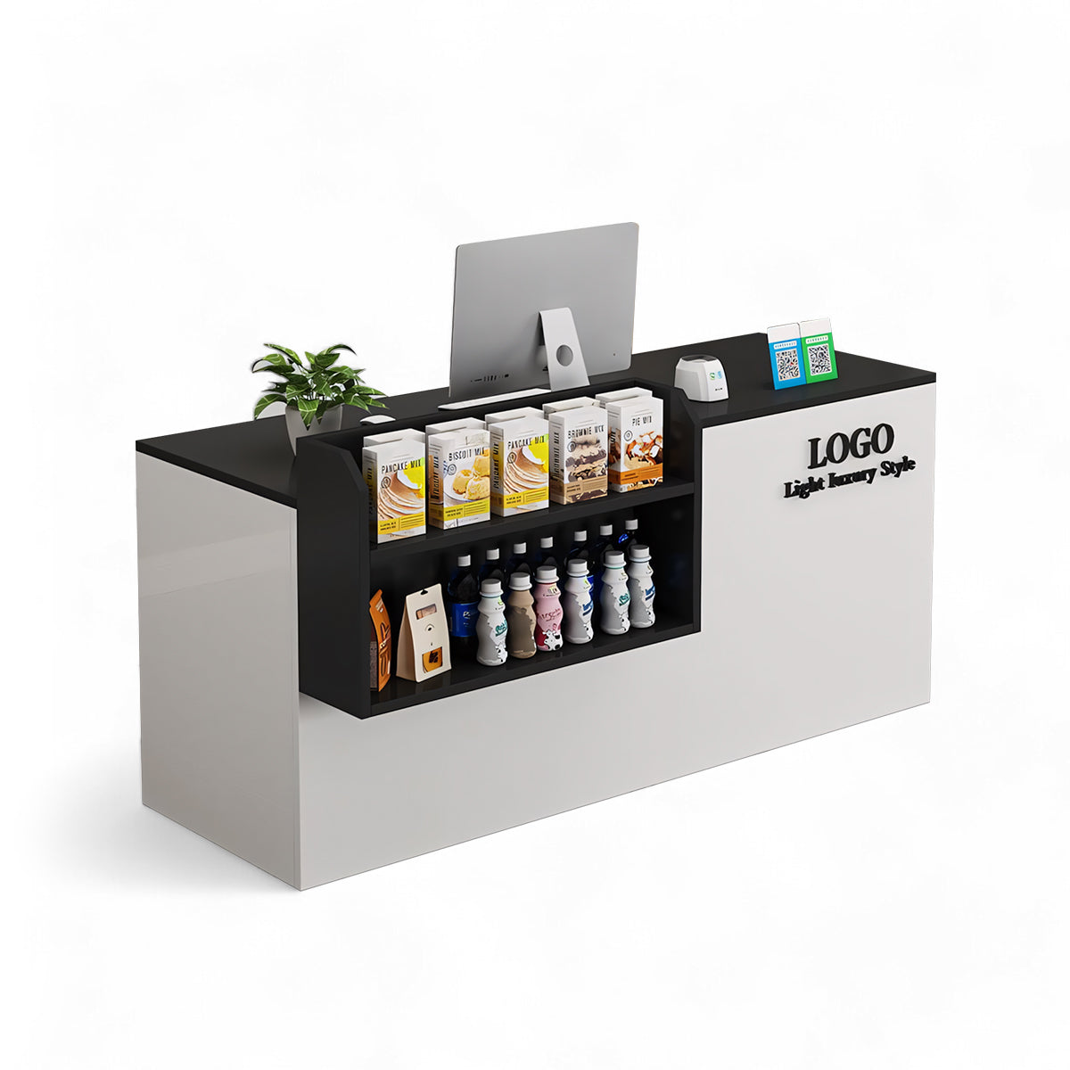 Compact Modern Retail & Salon Reception Counter RD-161