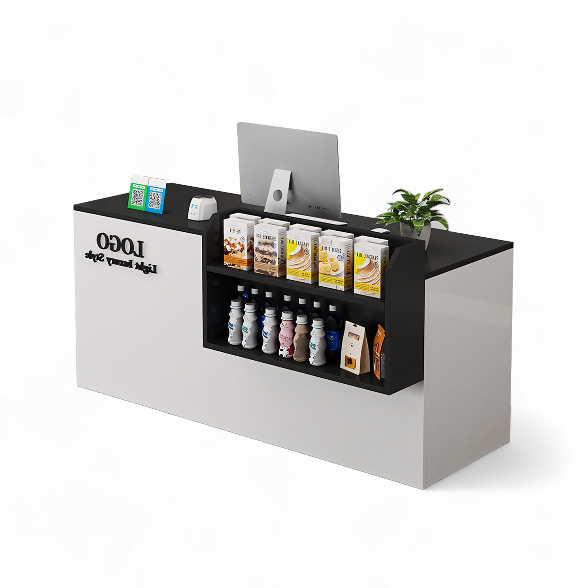 Compact Modern Retail & Salon Reception Counter RD-161