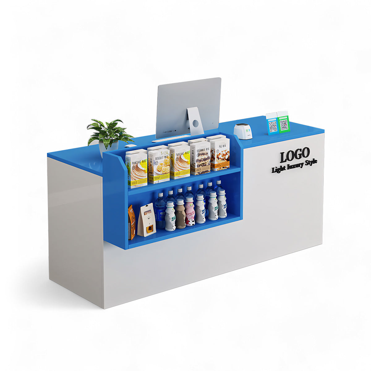 Compact Modern Retail & Salon Reception Counter RD-161