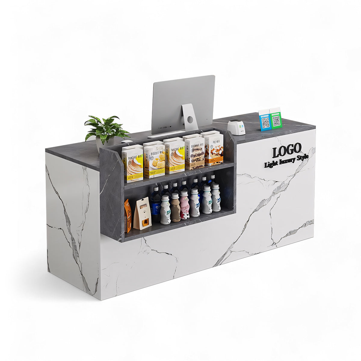 Compact Modern Retail & Salon Reception Counter RD-161