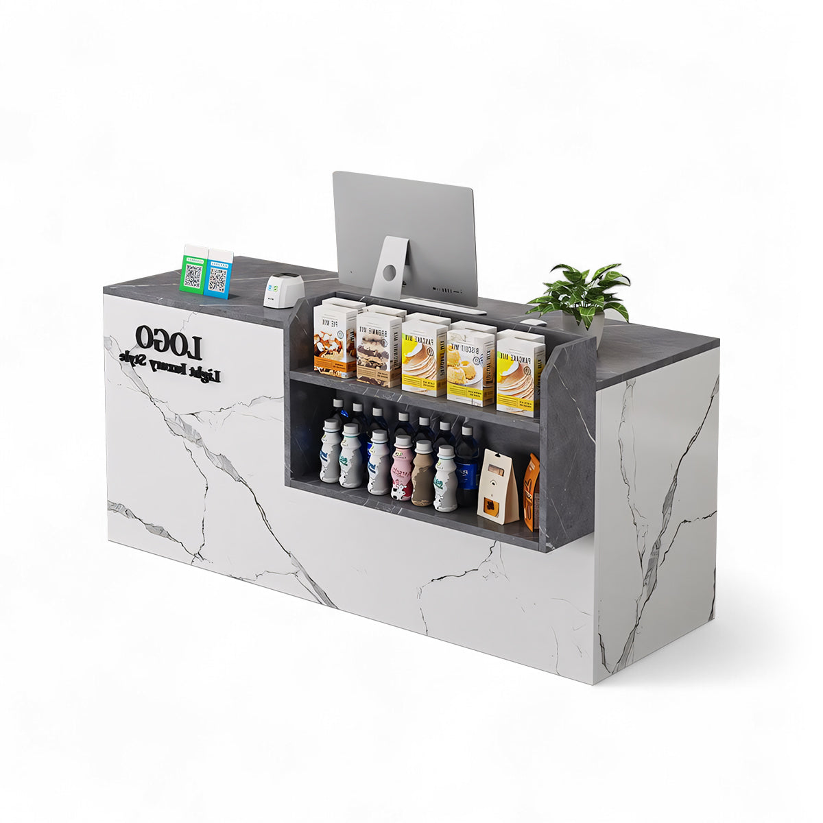 Compact Modern Retail & Salon Reception Counter RD-161