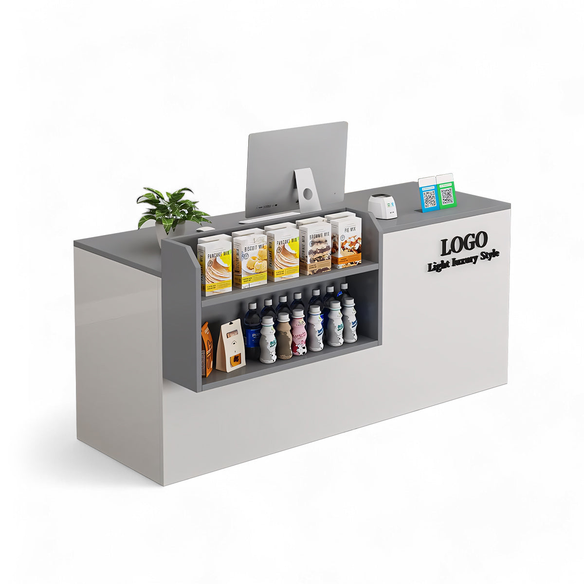 Compact Modern Retail & Salon Reception Counter RD-161