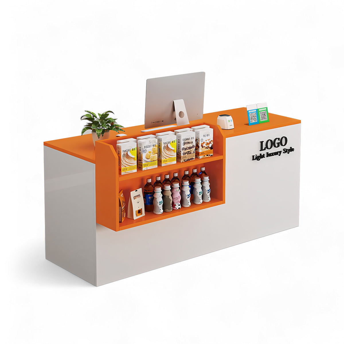Compact Modern Retail & Salon Reception Counter RD-161