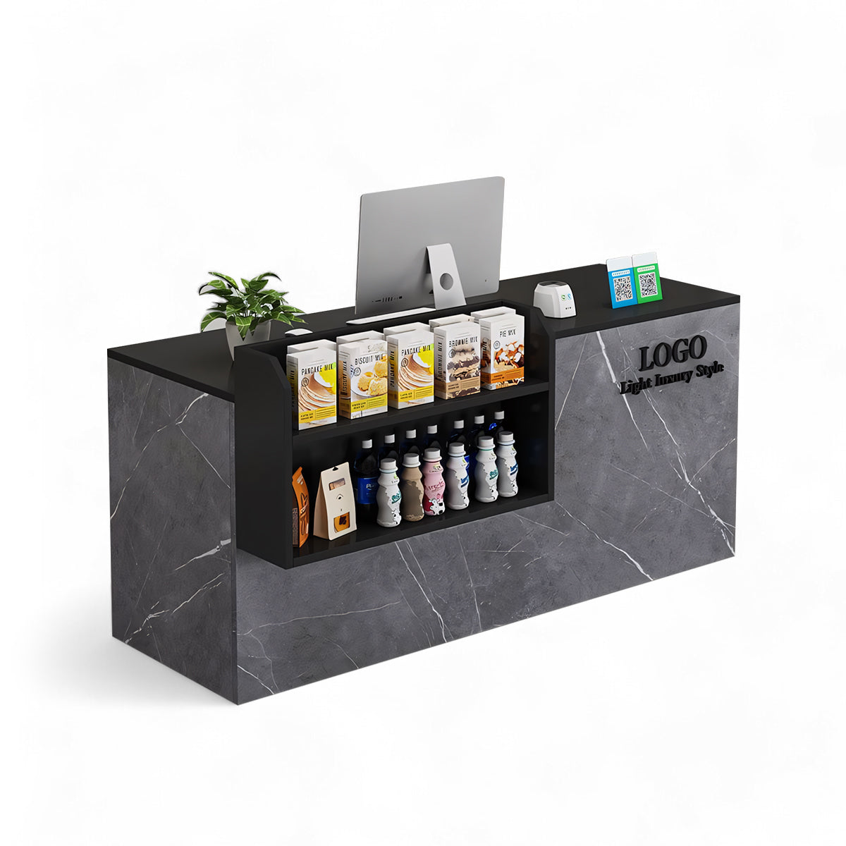 Compact Modern Retail & Salon Reception Counter RD-161