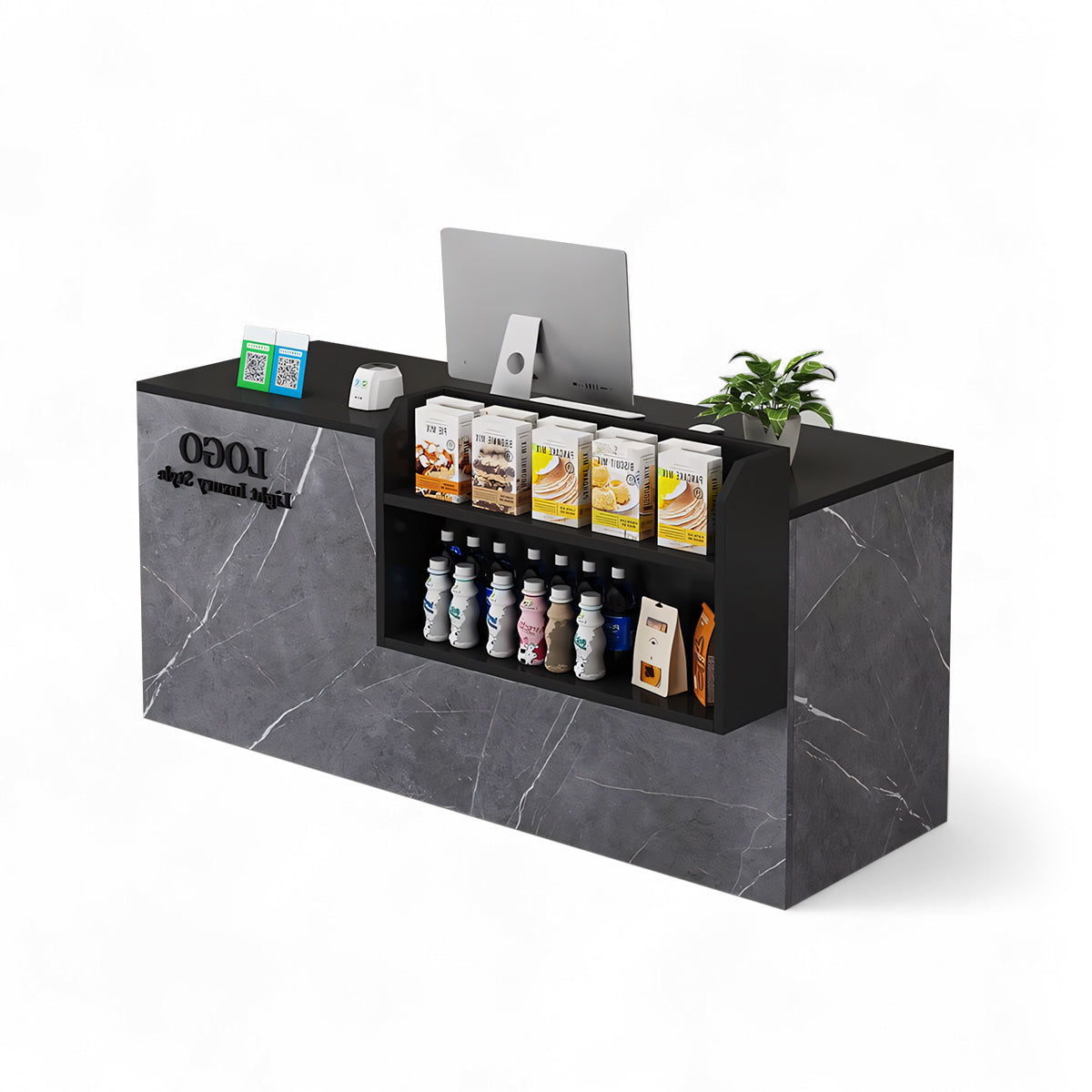 Compact Modern Retail & Salon Reception Counter RD-161
