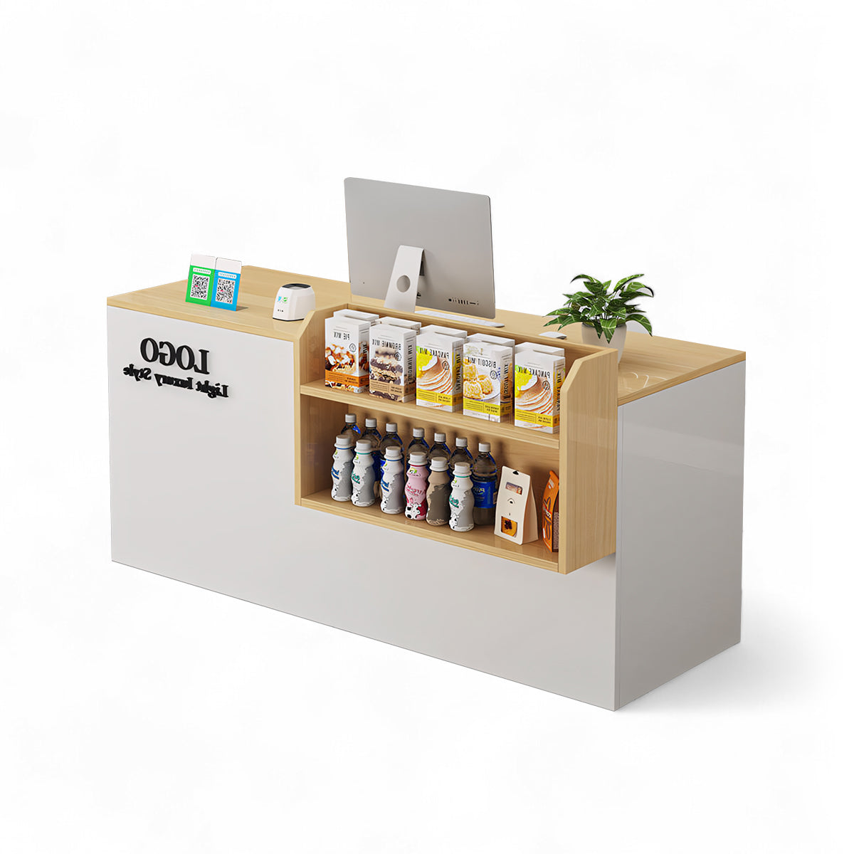 Compact Modern Retail & Salon Reception Counter RD-161