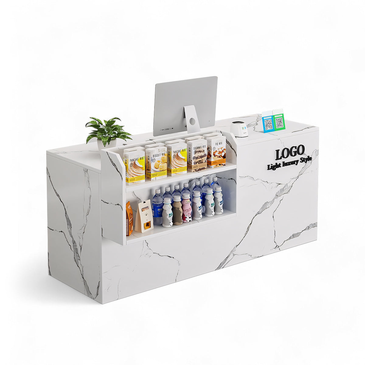 Compact Modern Retail & Salon Reception Counter RD-161