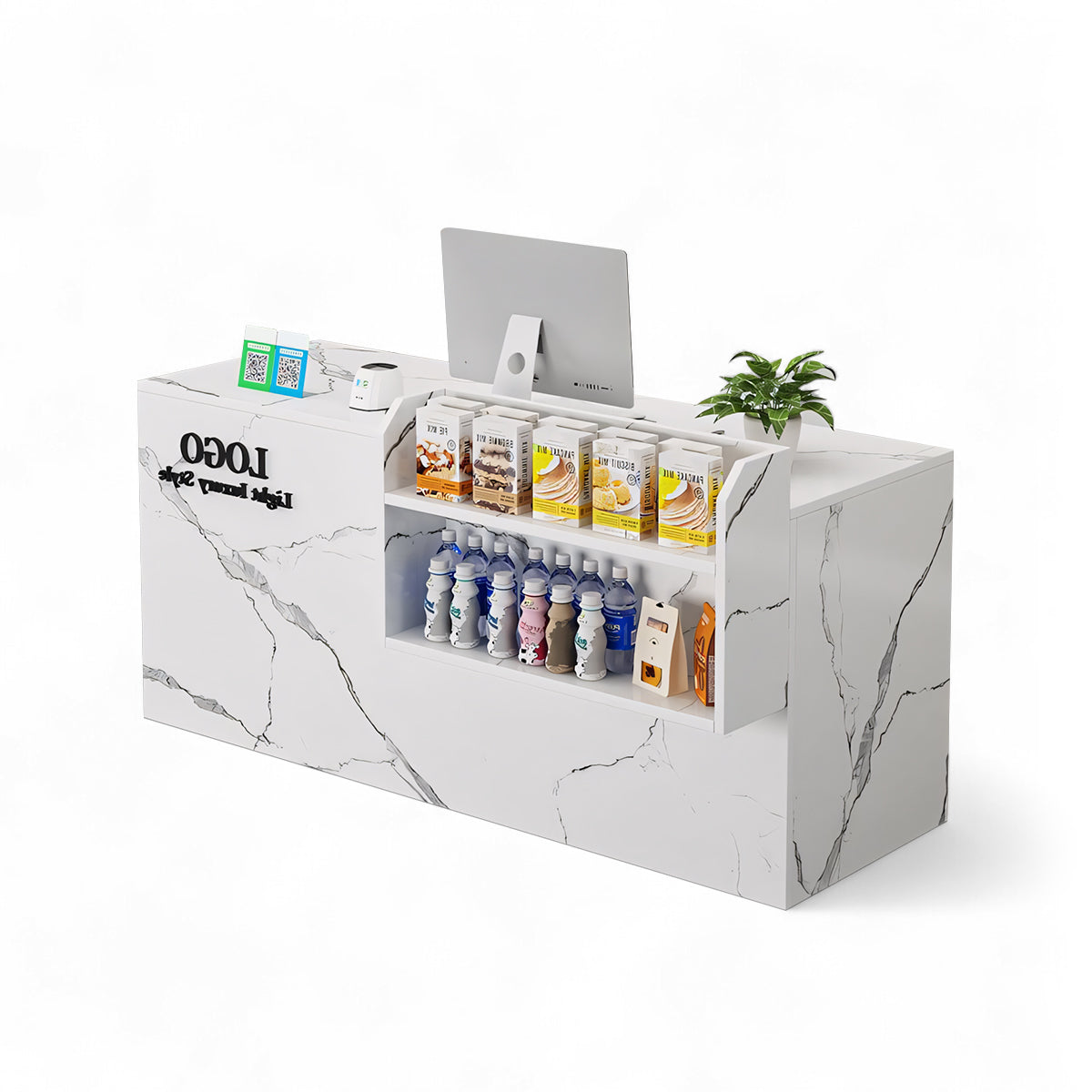 Compact Modern Retail & Salon Reception Counter RD-161