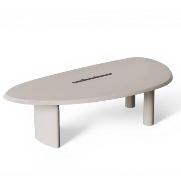 Creative Mango-Shaped Meeting Table – Modern Organic Office Desk MT-027