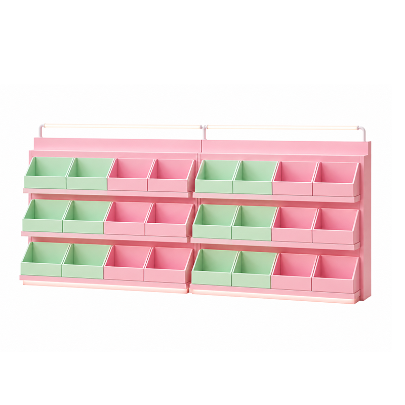 Dopamine Pop Pastel Angled Bin Display Cabinet DC-011