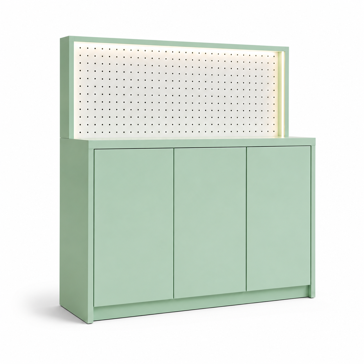 Dopamine Pop Mint Pegboard Wall Display Cabinet DC-012