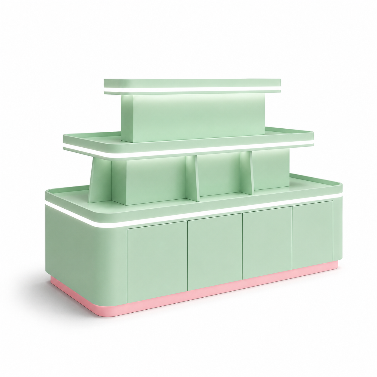 Dopamine Pop Toy Store Island Display Cabinet DC-009
