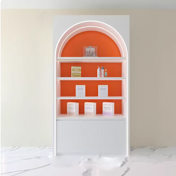 High-End Custom Cosmetics Display – Luxury Beauty Salon Showcase DC-003