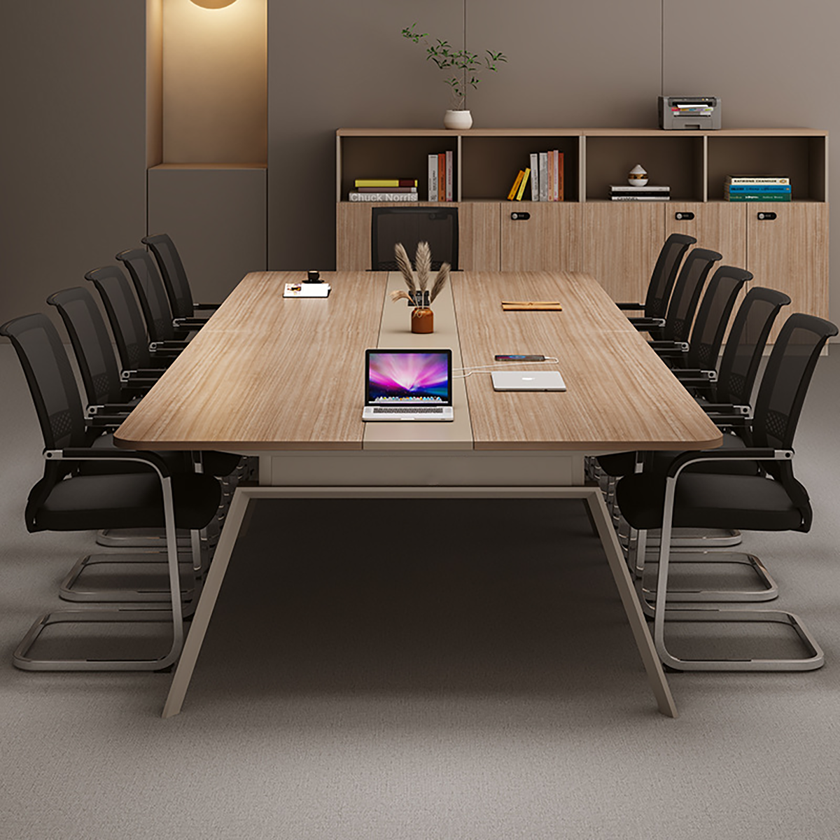 Large Conference Table for Office Meetings, Training & Multi-Person Workspaces MT-022