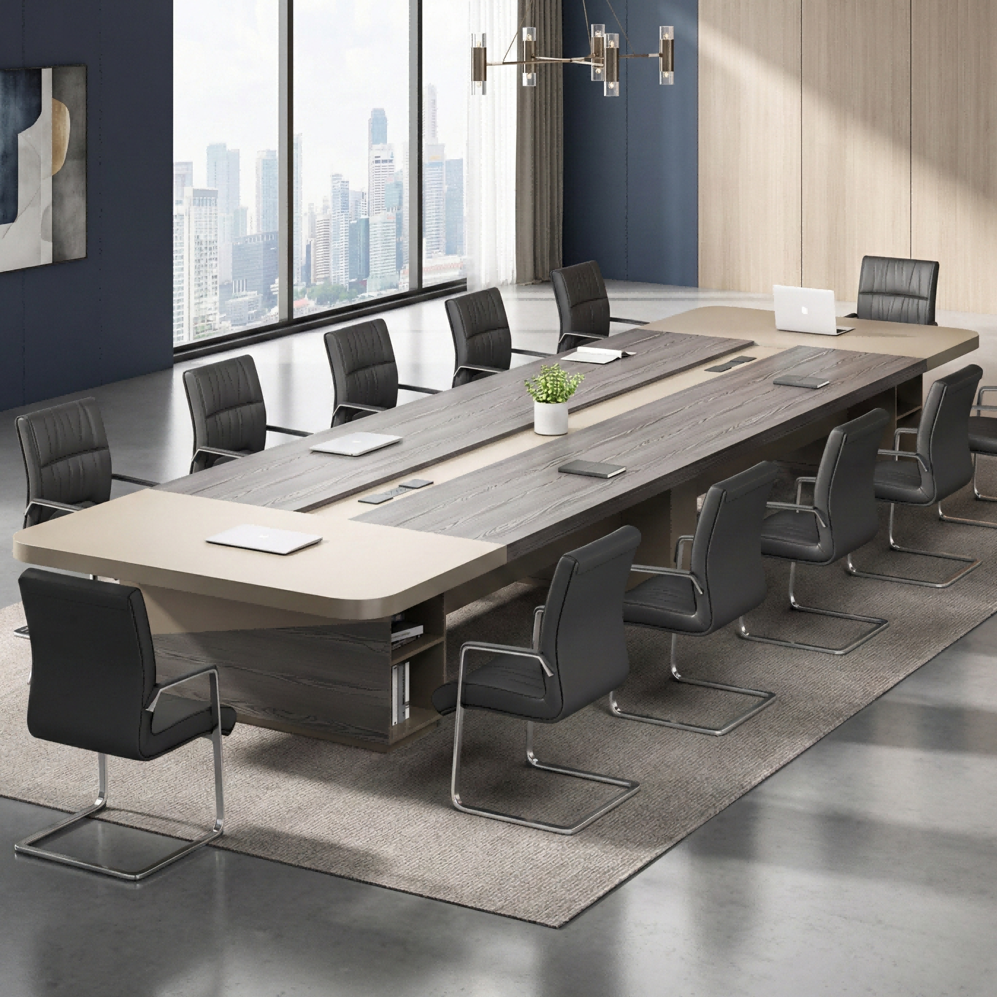 Luxury Rectangular Conference Table MT-006