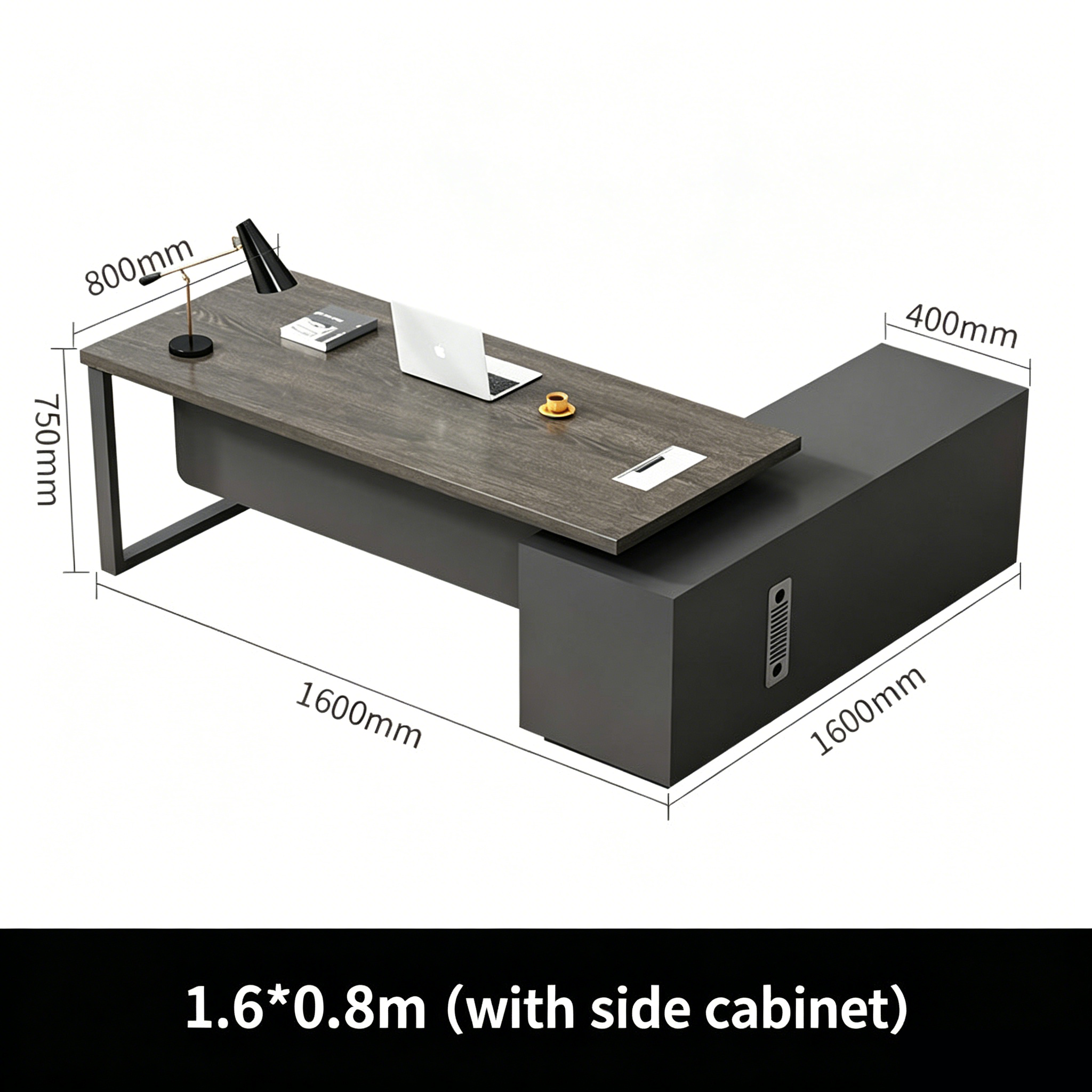 Minimalist Executive Desk & Chair Set for Managers ED-036