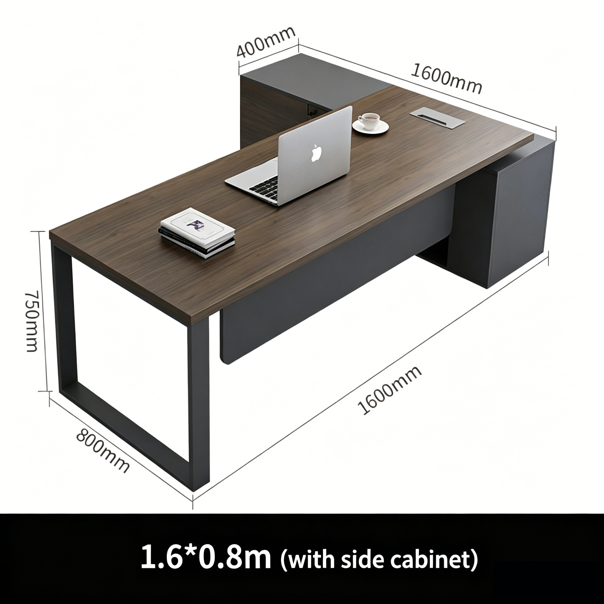 Minimalist Executive Desk & Chair Set for Managers ED-036