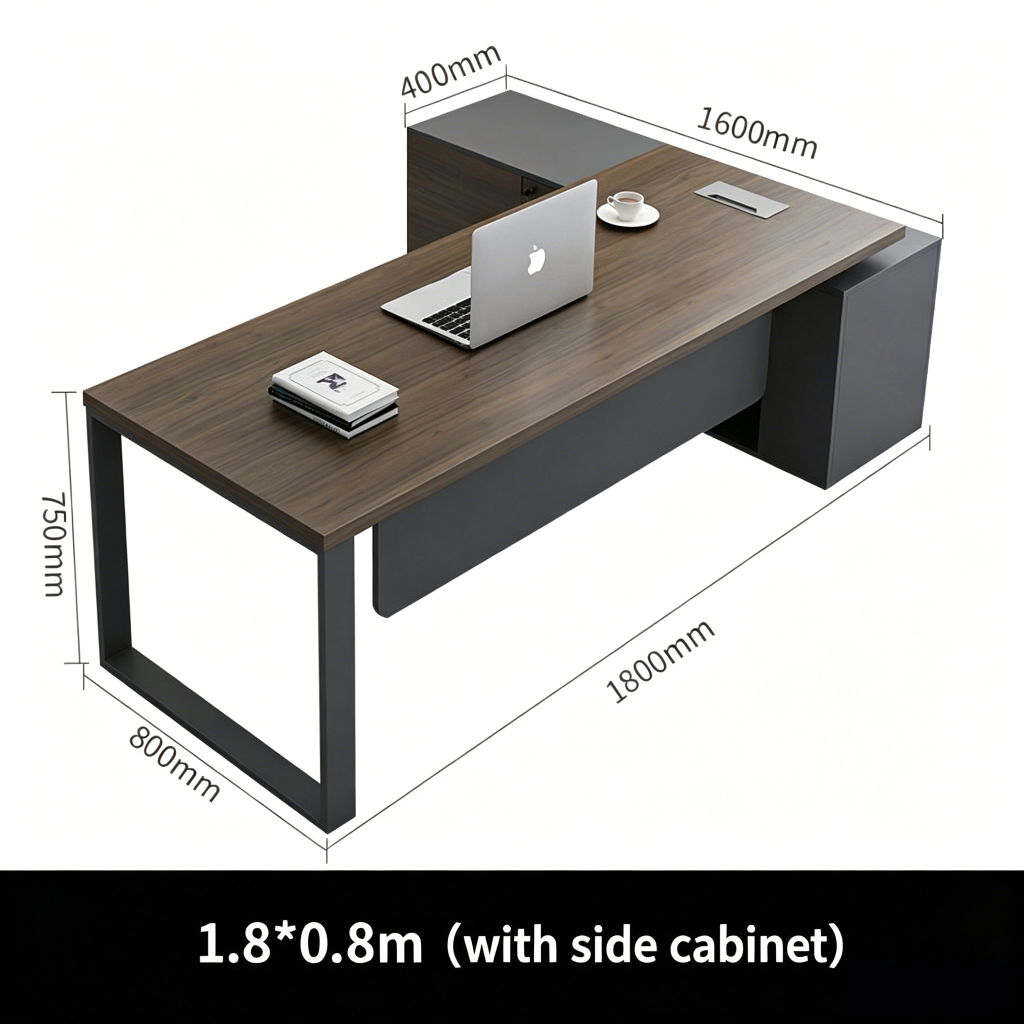 Minimalist Executive Desk & Chair Set for Managers ED-036