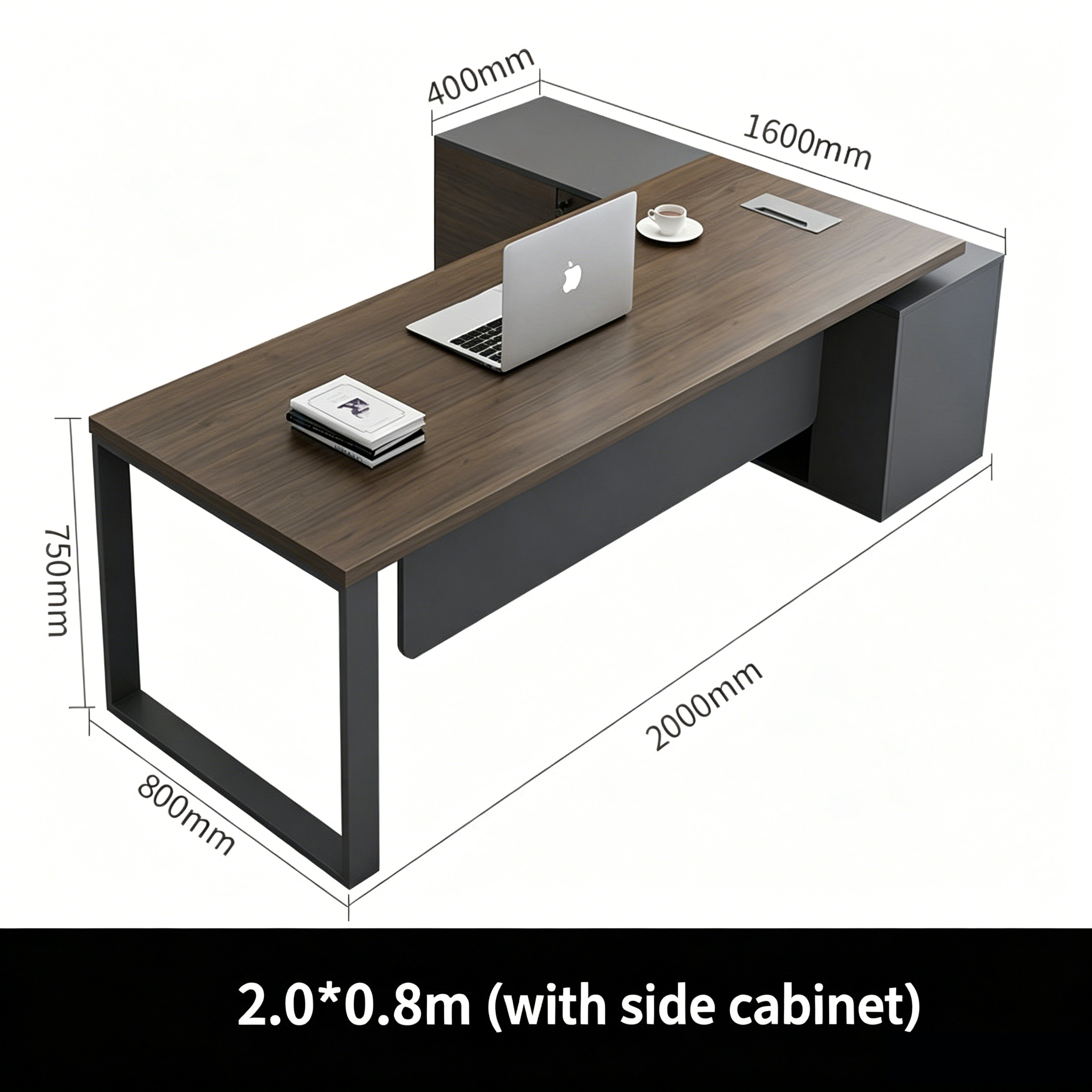 Minimalist Executive Desk & Chair Set for Managers ED-036