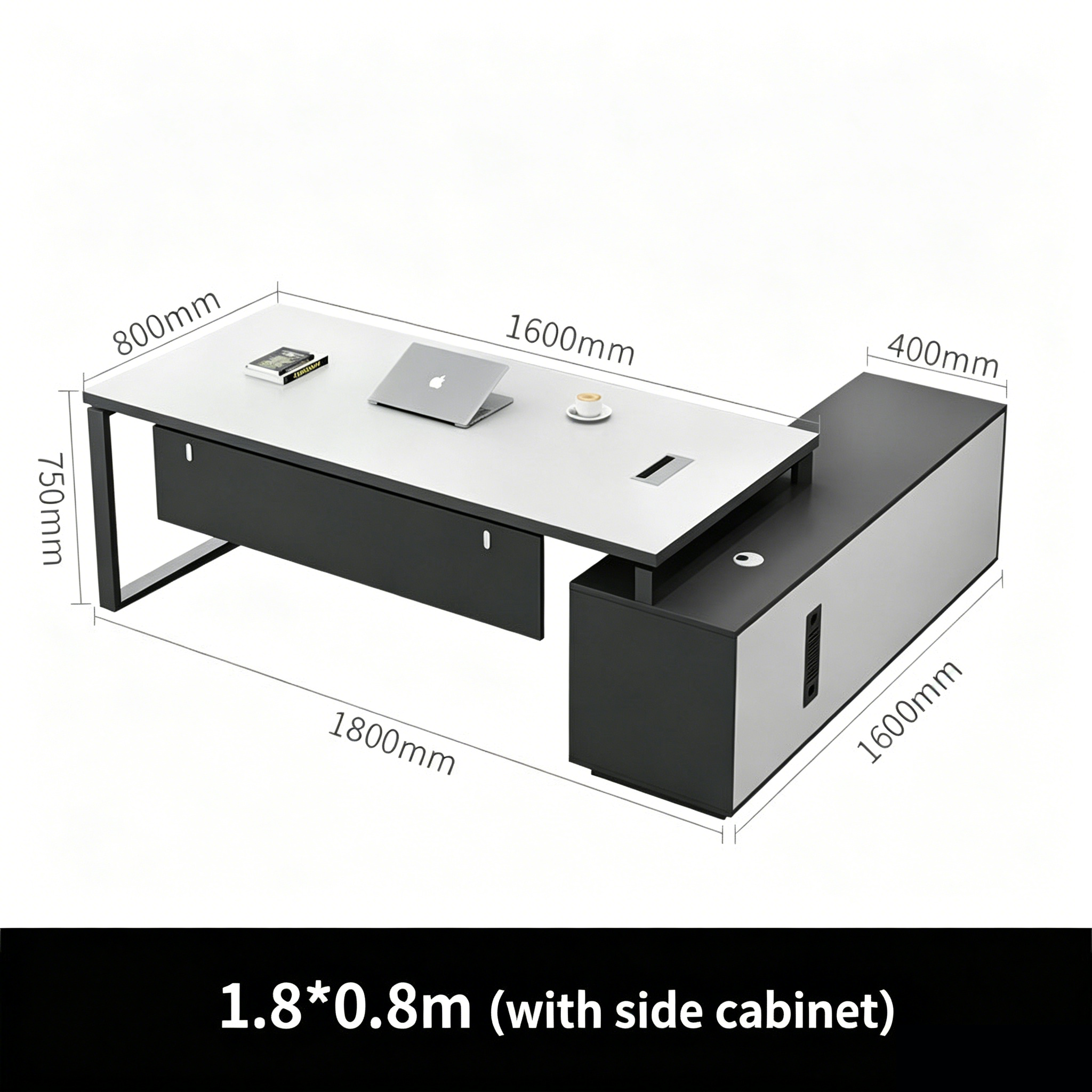 Minimalist Executive Desk & Chair Set for Managers ED-036