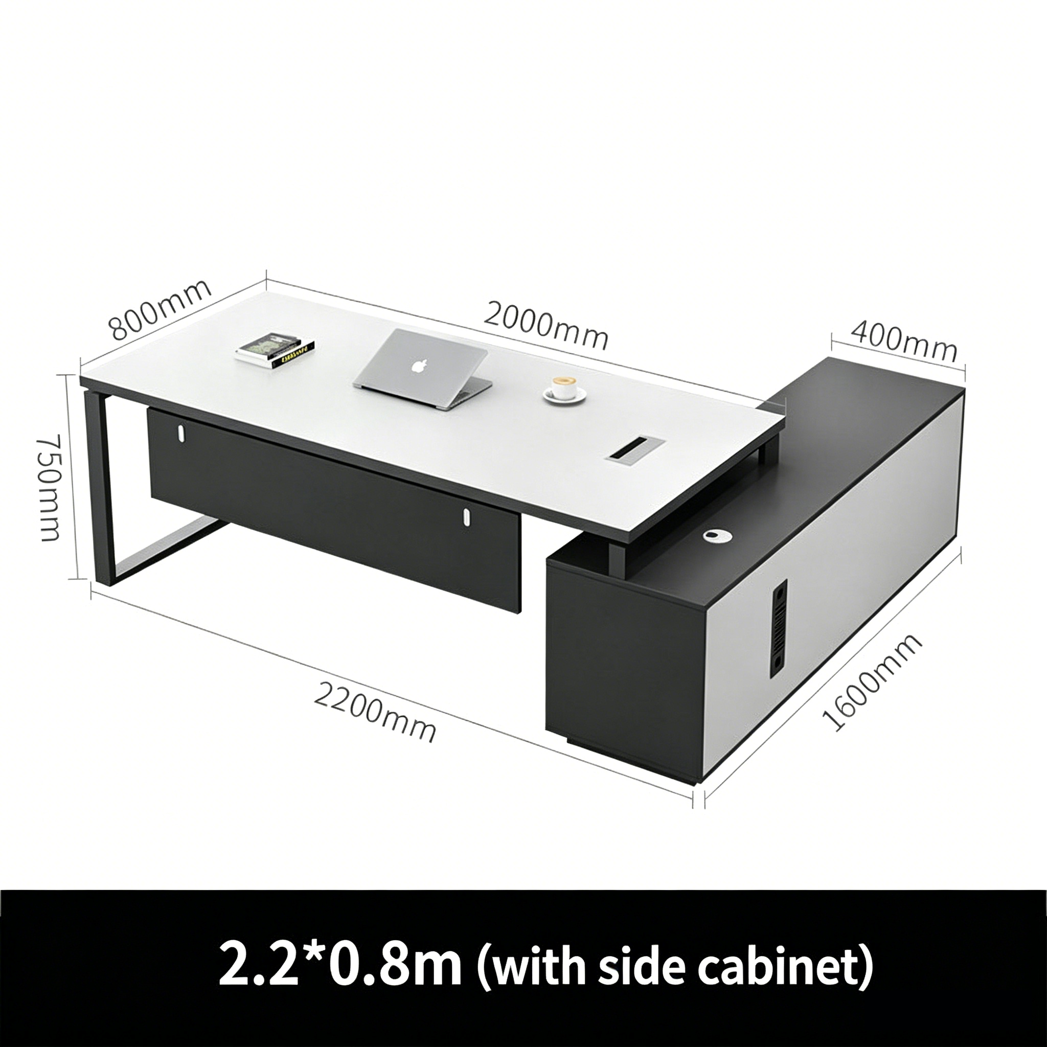 Minimalist Executive Desk & Chair Set for Managers ED-036
