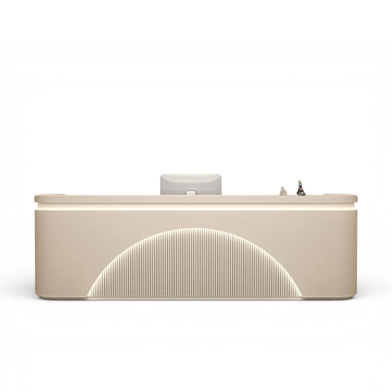 Minimalist Modern Reception Desk with LED for Clothing Store RD-239