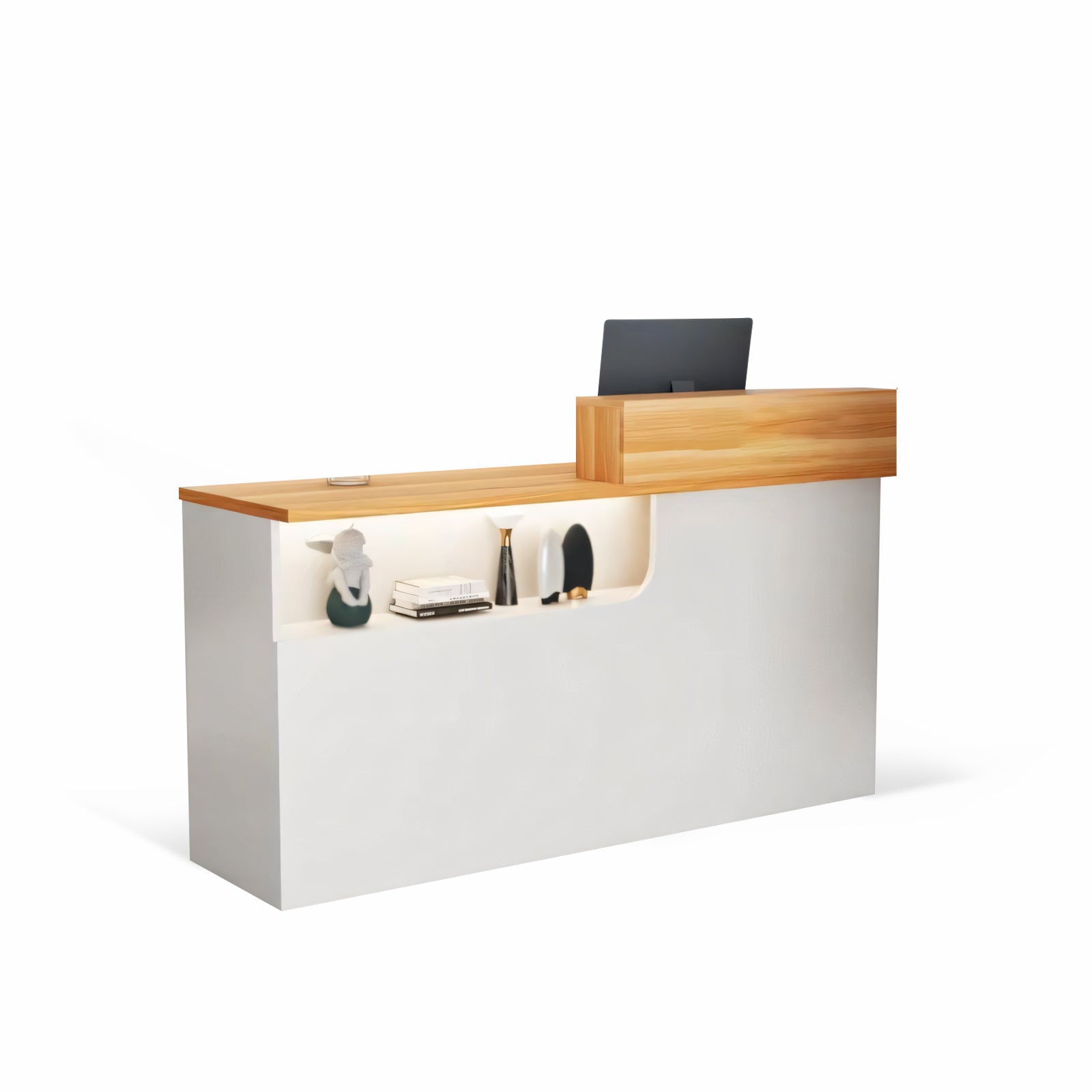 Modern Compact Boutique & Salon Checkout Counter