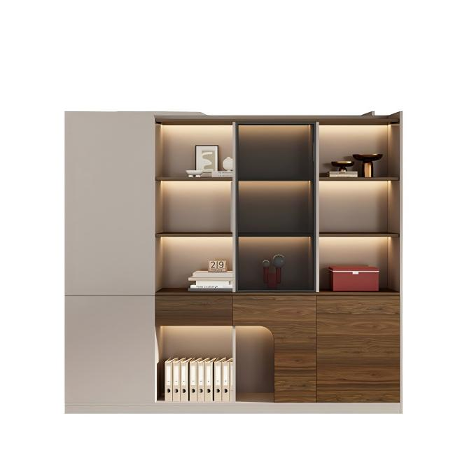 Modern Minimalist Executive Bookcase – For Boss Office EB-007