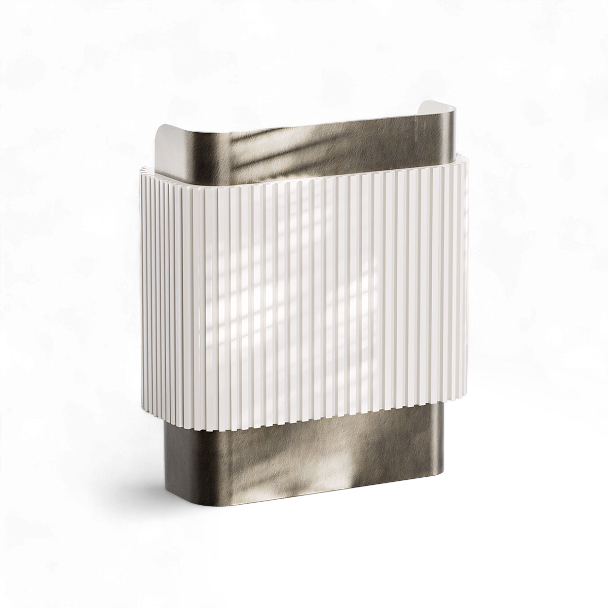 Modern Minimalist Metals White Finish Customer Service Desk
