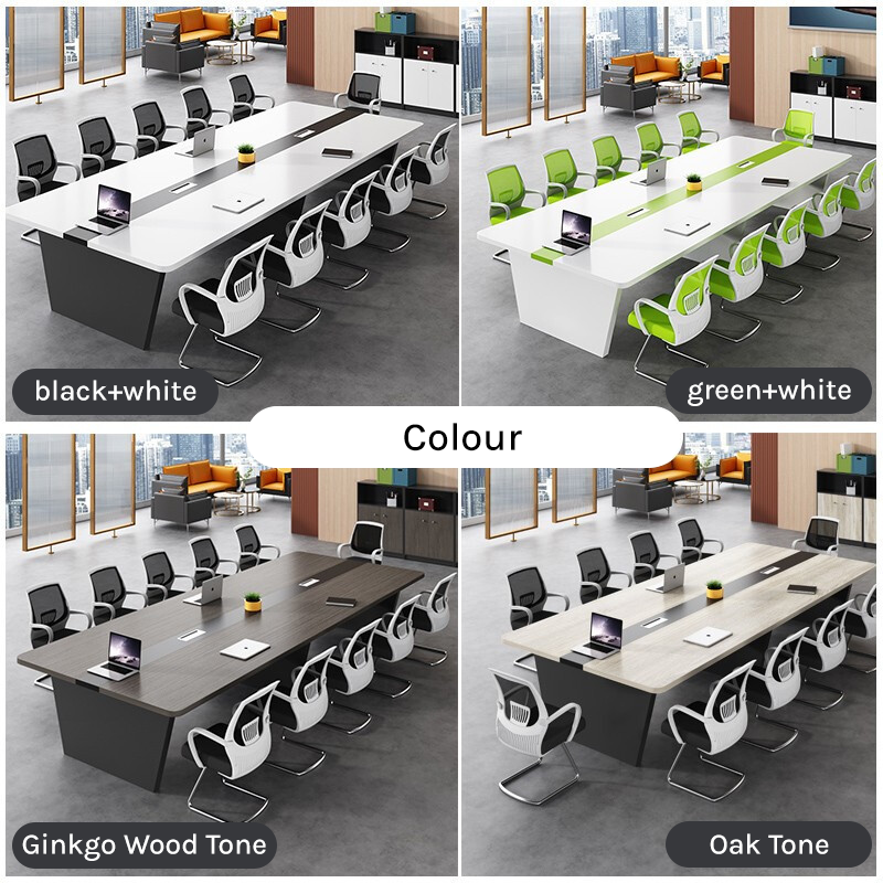 Modern Minimalist Rectangular Conference Table for Small Meeting Rooms MT-021