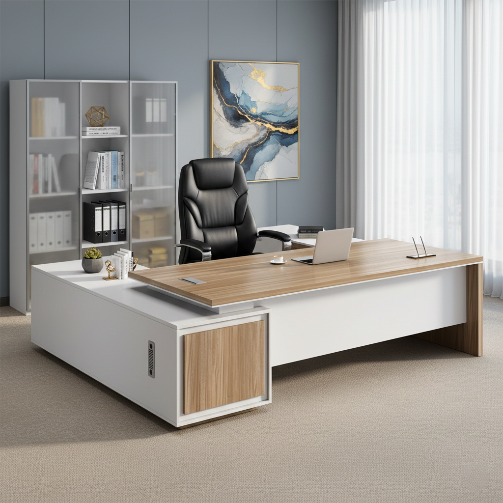 Modern Office Boss Supervisor President Desk ED-003