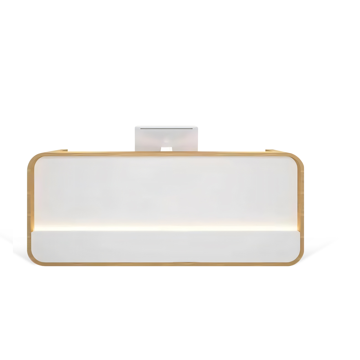 Modern Simple Curved Store Company Checkout Reception Desk RD-262
