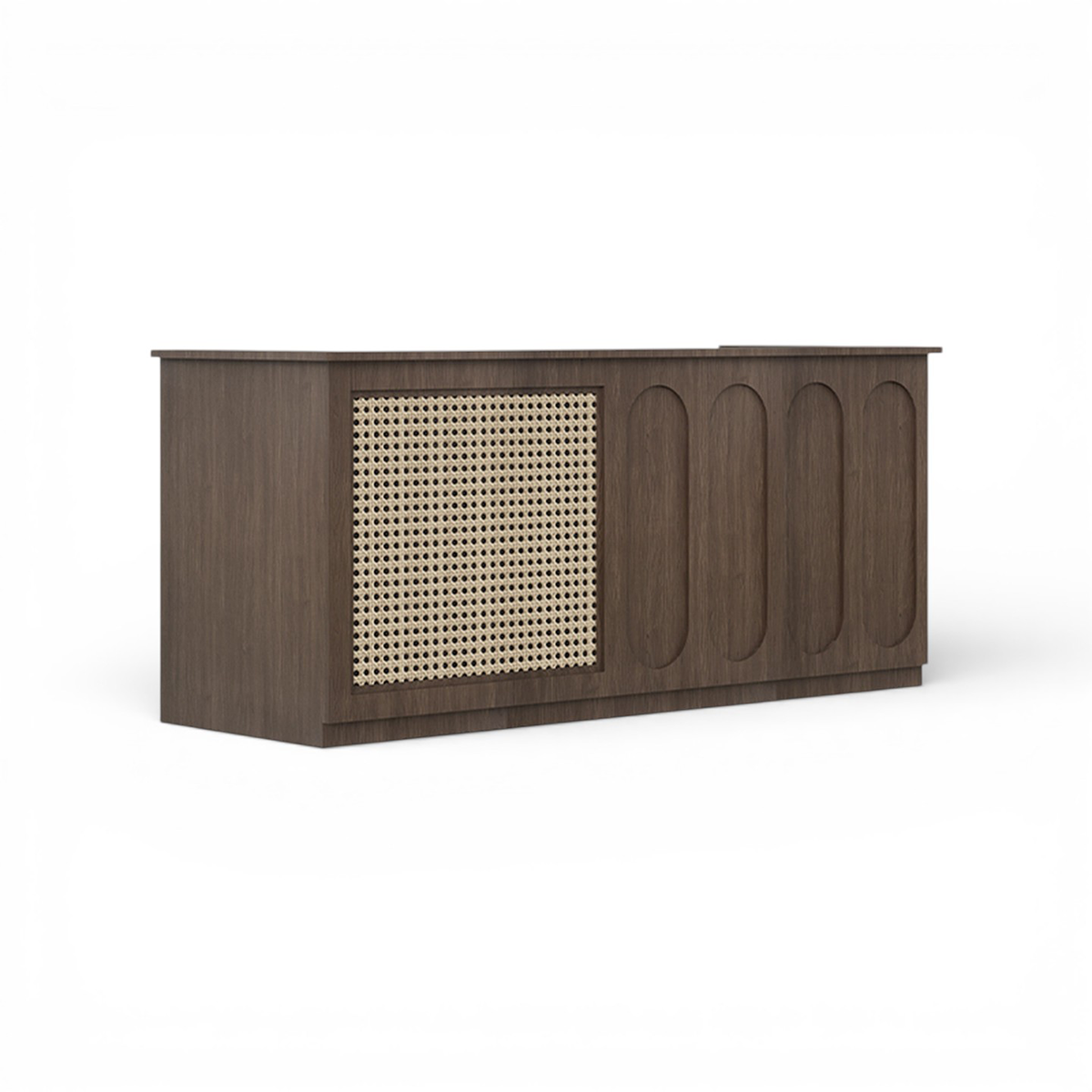 Natural Rattan Style Reception Desks for Clothing store ＆ Cafe