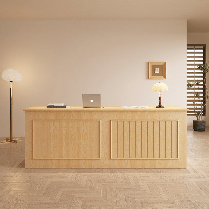 Natural Reception Desk  for Cafe