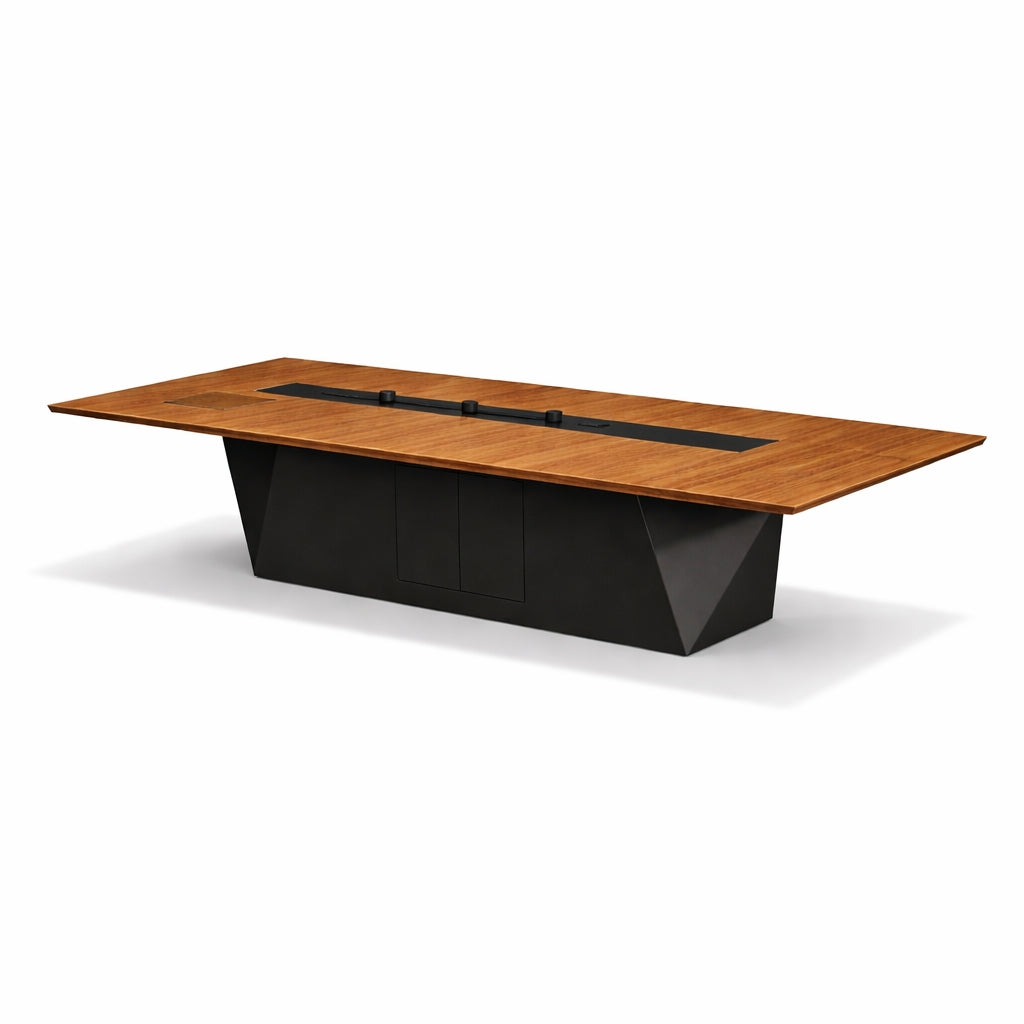 Premium Boardroom Conference Table with Integrated Power & Cable Management MT-017
