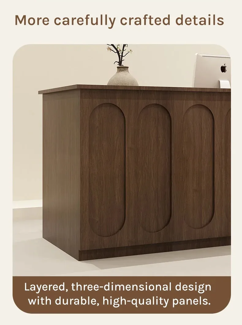 Layered arched front panel design